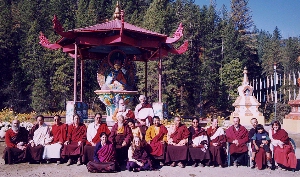 Chagdud Gonpa Lamas at Rigzdin Ling